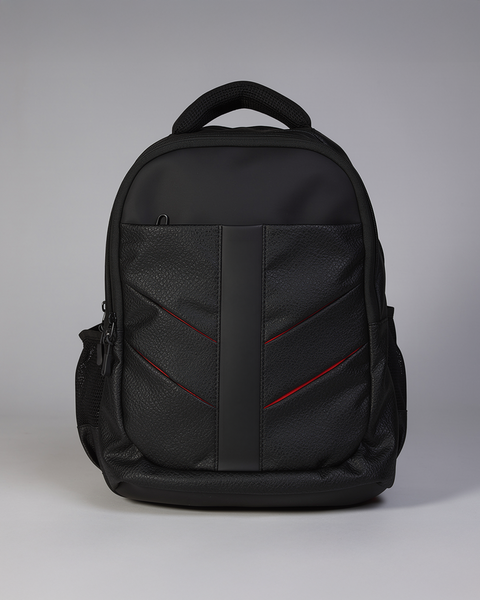 Black Laptop Backpack 30L Multi Use Travel School Office Bag