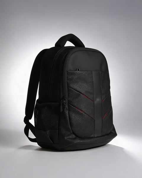 Black Laptop Backpack 30L Multi Use Travel School Office Bag