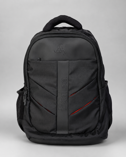 Black Laptop Backpack 30L Multi Use Travel School Office Bag