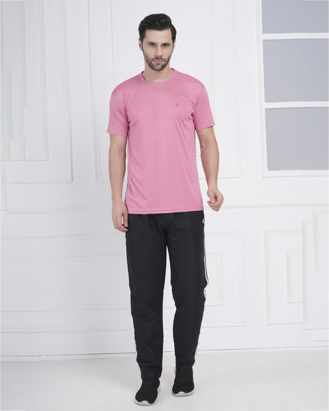 Pink Quick Dry Gym Workout T Shirt Breathable Training Wear