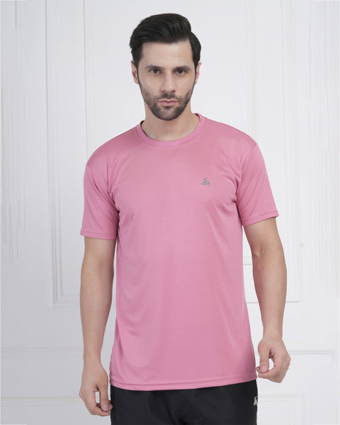 Pink Quick Dry Gym Workout T Shirt Breathable Training Wear