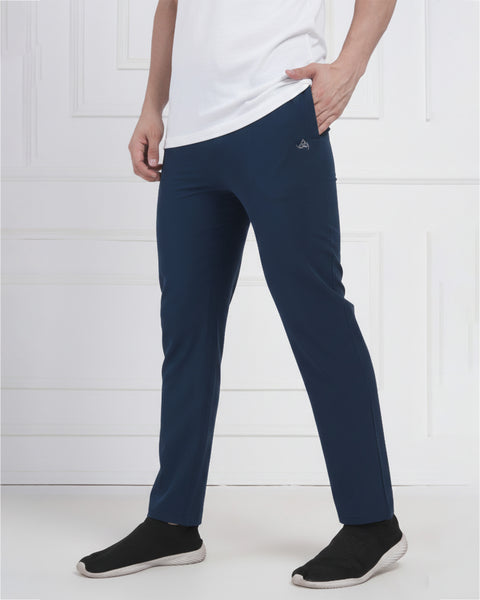 Navy Blue Performance Track Pants for Active Men