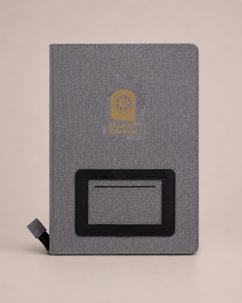Executive Grey A4 Business Portfolio Folder With Mobile Stand Organizer