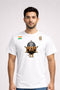 Rajmudra Lion Emblem Graphic Round Neck Statement T Shirt