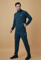 Exalon Men’s Airforce Blue Premium Markin Fabric Tracksuit