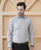 Light Grey Smart Formal Shirt for Men Elegant Office Wear Look