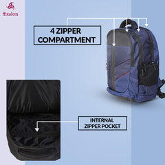 Exalon 30L Executive Laptop Backpack for Travel & School Bag