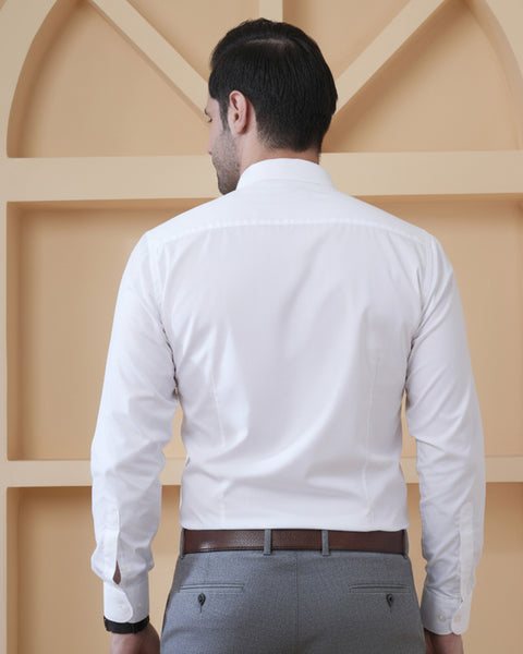 Classic White Formal Shirt for Men