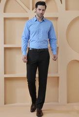 Men’s Premium Blue Formal Shirt | Filafil Fabric Office Wear Shirt