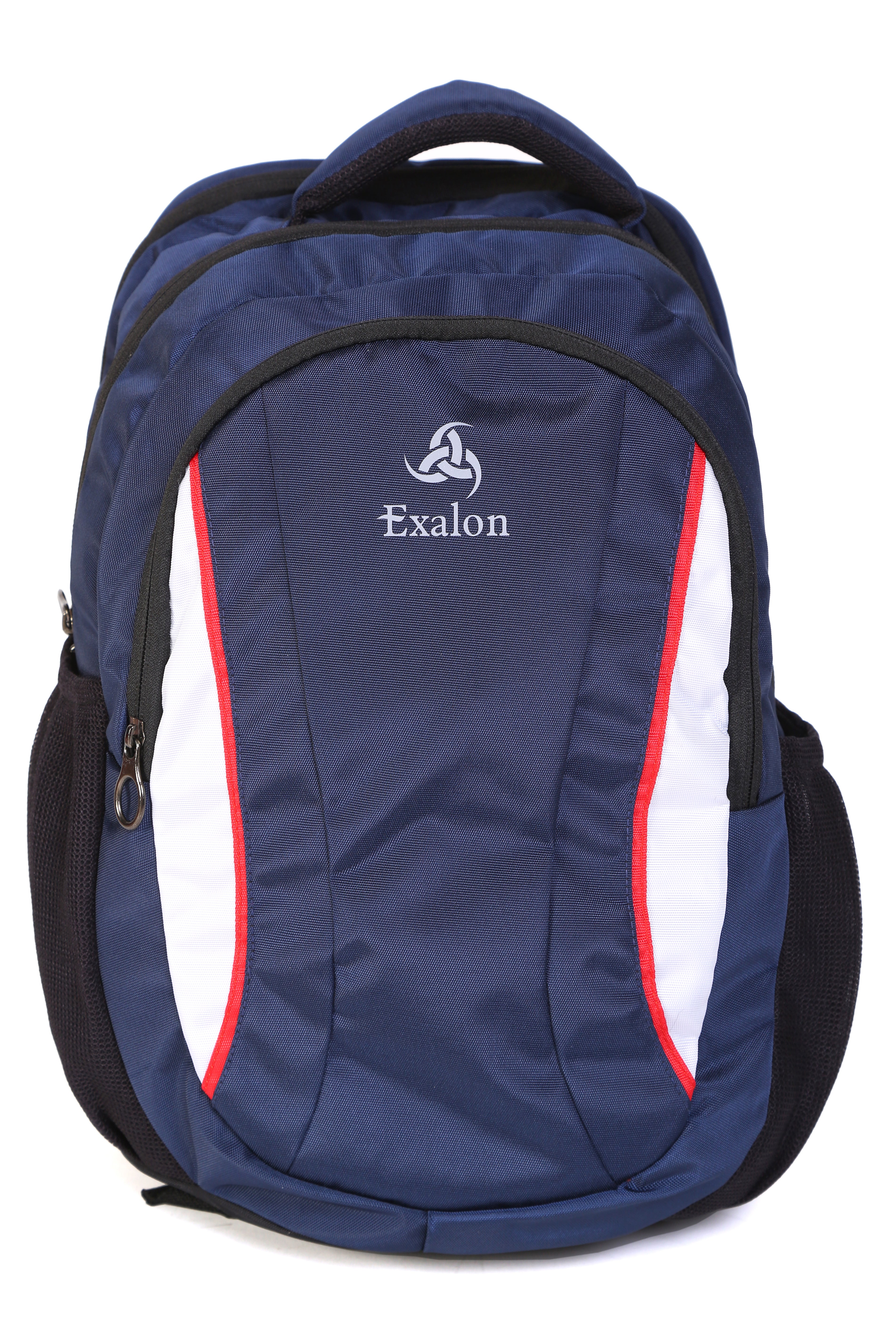 Exalon Urban Dark Blue Trail Backpack – 30L Lightweight Polyester Bag with Dual Compartments