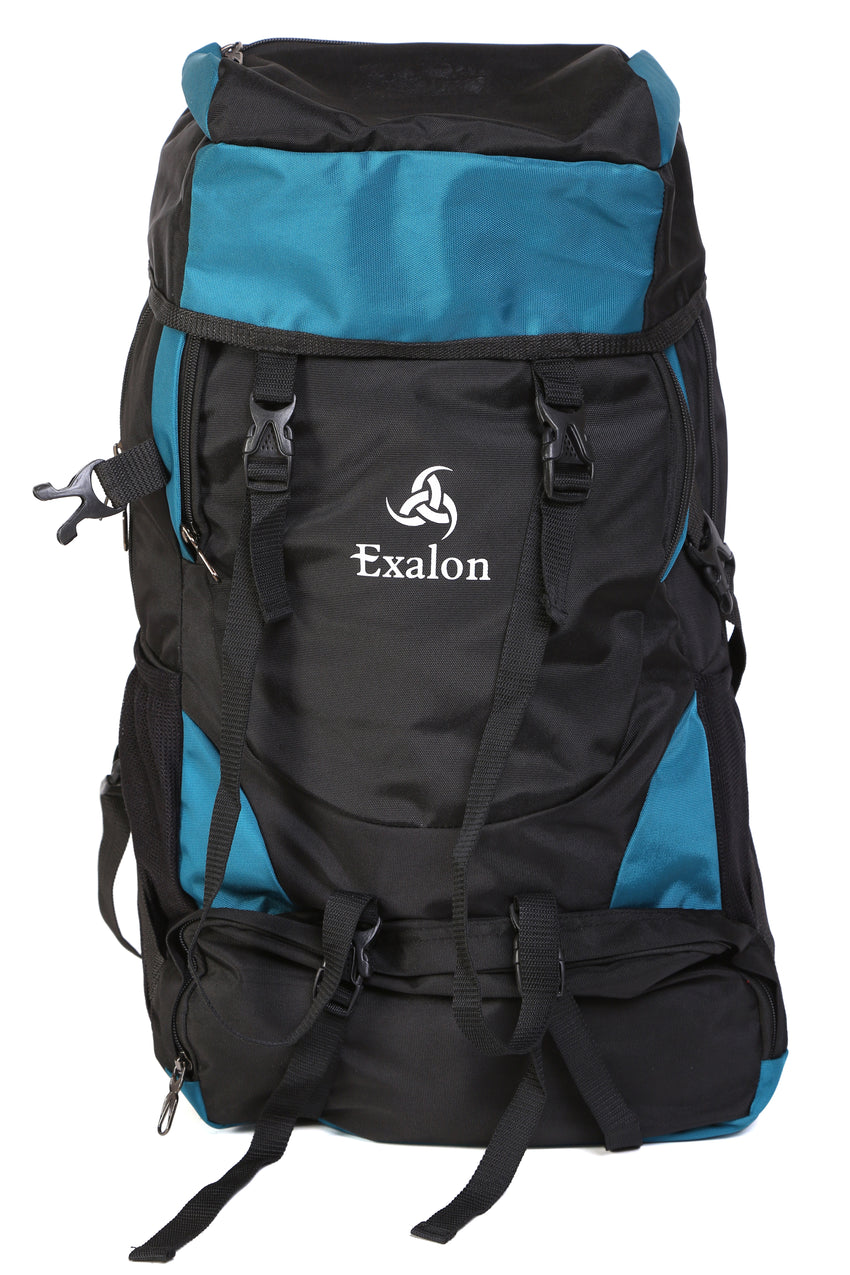 Exalon 55L Water-Resistant Rucksack Bag for Hiking, Trekking & Travel