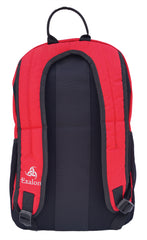 Exalon Urban RedTrail Backpack – 30L Lightweight Polyester Bag with Dual Compartments