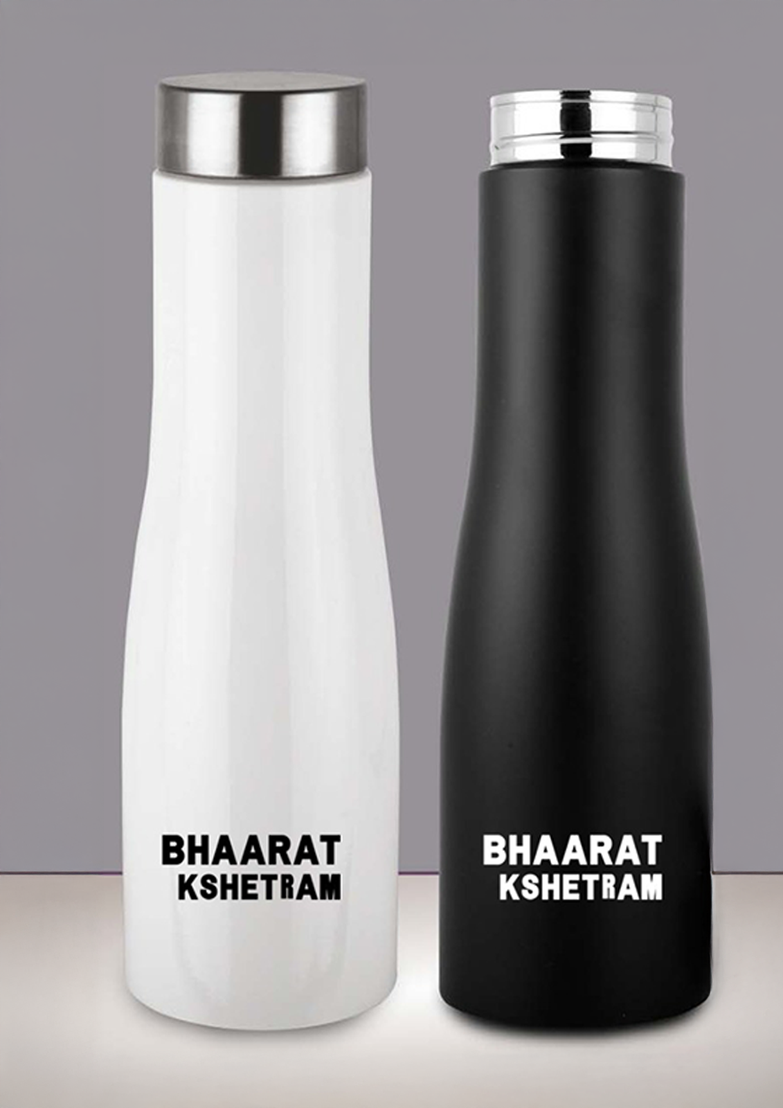 BHAARAT KSHETRAM Premium Stainless Steel Bottle – Hot & Cold Flask 750ml