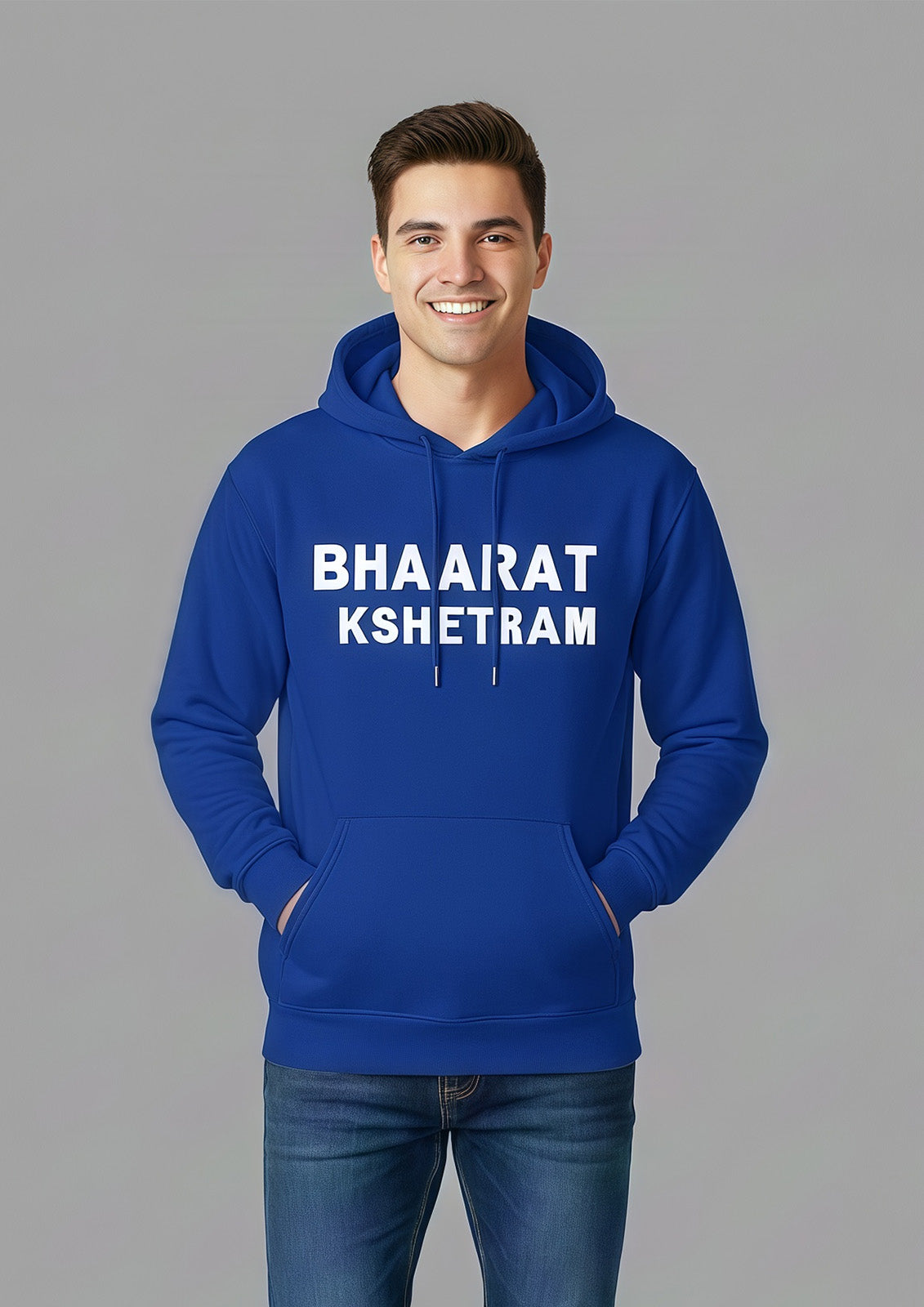 Bhaarat Kshetram Premium Hoodie for Men | Warm, Stylish & Durable