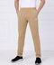 Beige NS Lycra Stretch Active Track Pants for Men