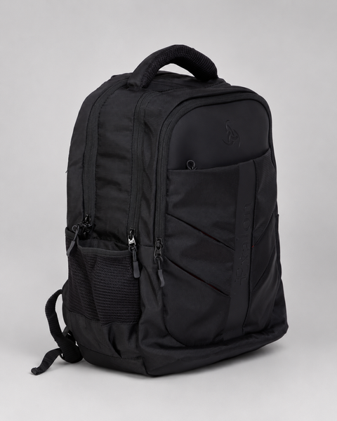 Black Laptop Backpack 30L Multi Use Travel School Office Bag