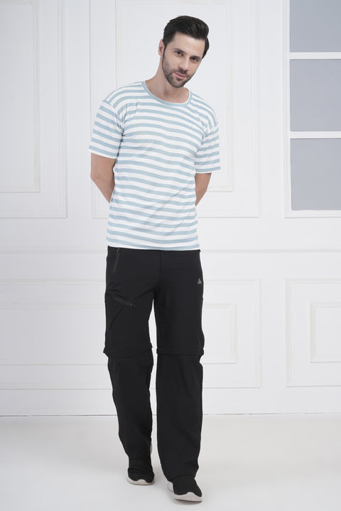 Exalon Expedition Black Zip-Off Cargo Pants | Performance Wear