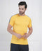 Vibrant Yellow Surge Active Round Neck T Shirt for Men Wear