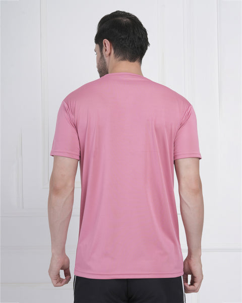 Pink Quick Dry Gym Workout T Shirt Breathable Training Wear