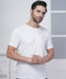 Plain White Training Essential Tee for Men Lightweight All Day Comfort