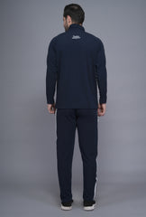 Exalon Men’s Navy Blue Premium Markin Fabric Tracksuit
