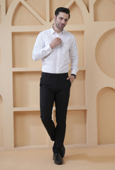 White Cotton Formal Shirt for Men & Women – 100% Pure Cotton | Smart Fit