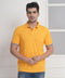 Dual-Tone Collar Polo T-Shirt for Men