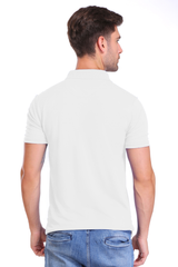 Men’s White Premium Collar T-Shirt