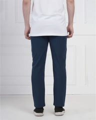Navy Blue Performance Track Pants for Active Men
