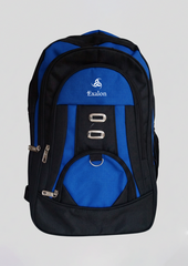 Exalon Multi-Compartment Laptop Backpack with Metal Accents for Daily Use