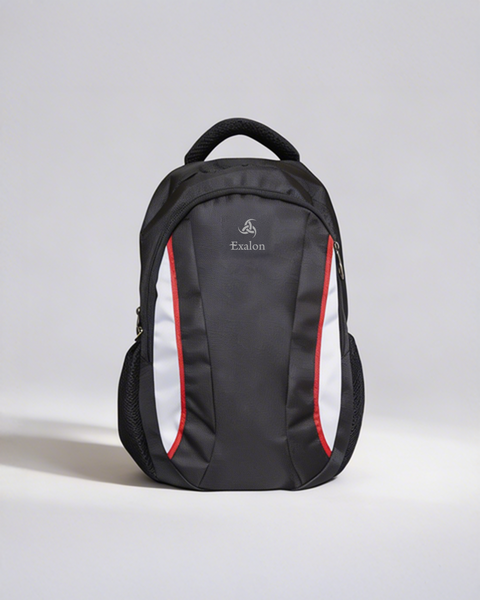Black 30L Multi-Compartment School & Laptop Backpack