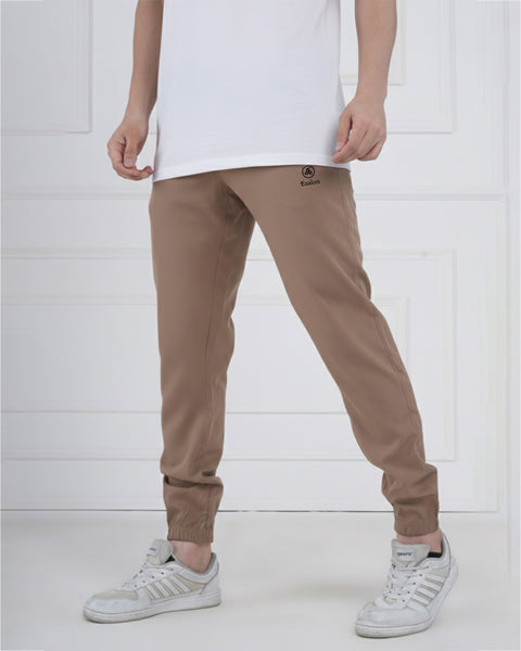 Camel Brown Jogger Pants for Men Stylish Gym Running Wear