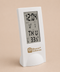 See-Through Digital Table Clock with Temperature Display