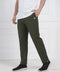 Olive Green Active Performance Track Pants for Men
