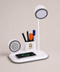 Retro Vibe Smart Desk Lamp with Bluetooth Speaker and Wireless Charger