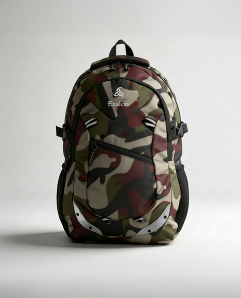 Camo 30L Multipurpose School & College Backpack