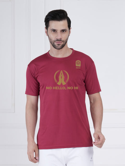 No Hello No Hi Graphic Spiritual Statement Printed T Shirt