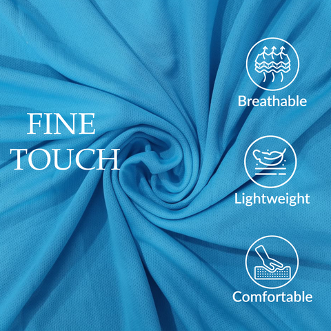 Soft Blue Polo T-Shirt with Clean Modern Finish