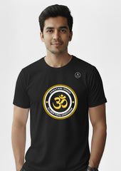 Sanatani Hindu Om Printed T-Shirt for Men | Premium Dry-Fit Tee