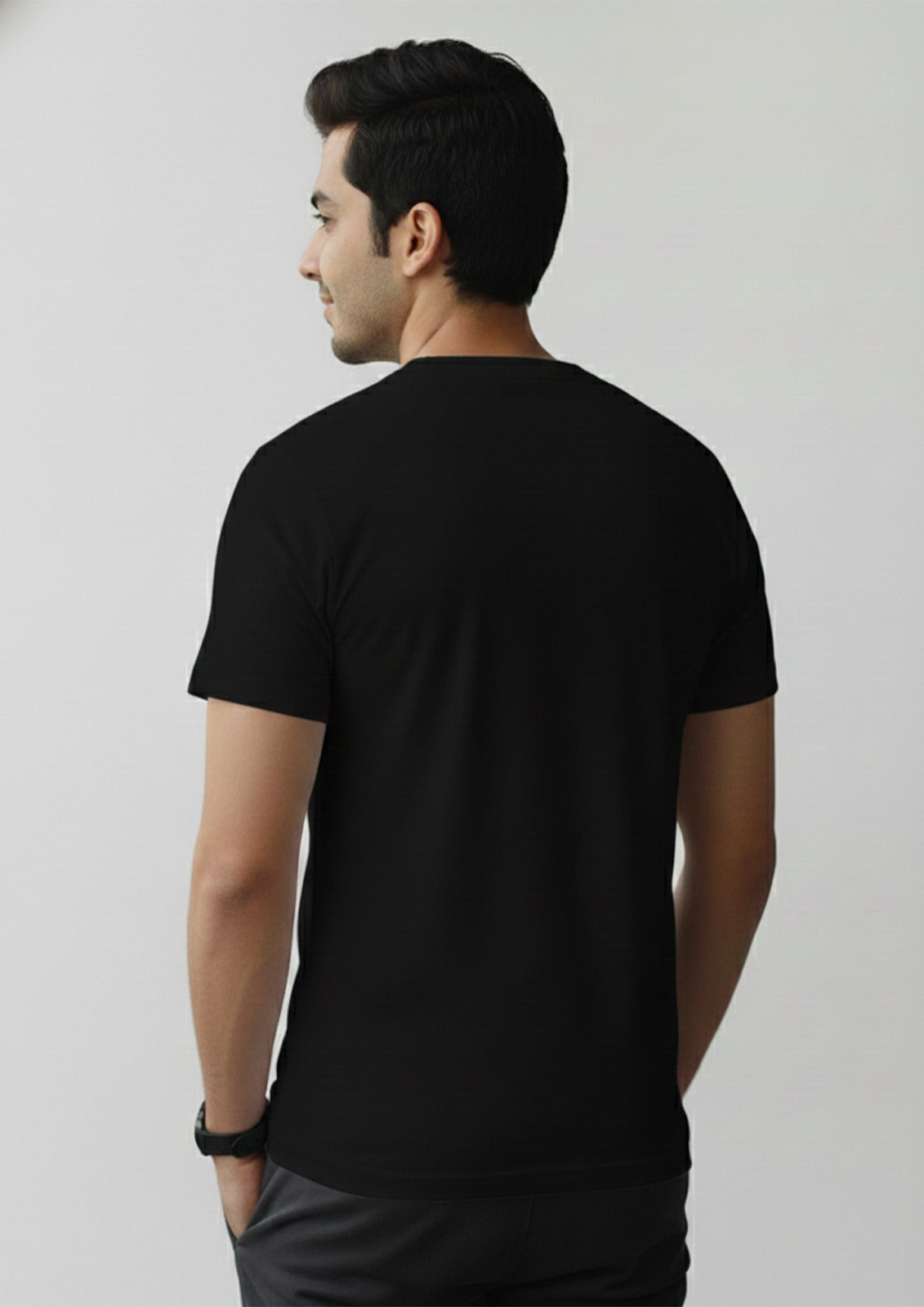 Positive Thinking Motivational Polyester T-Shirt for Men