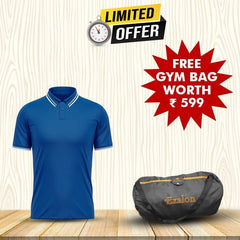 Polo T-shirt With Gym Bags Combo