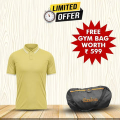 Polo T-shirt With Gym Bags Combo