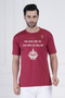 Ram Mandir Hindi Graphic Black T-Shirt for Men