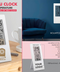 Digital Wall and Table Clock With Temperature Display